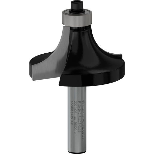 Rounding over bit, 8 mm, R1 15 mm, L 22 mm, G 66 mm image 1