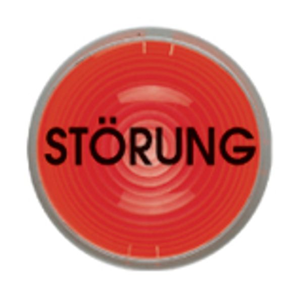 Adhesive sticker "STÖRUNG" image 1