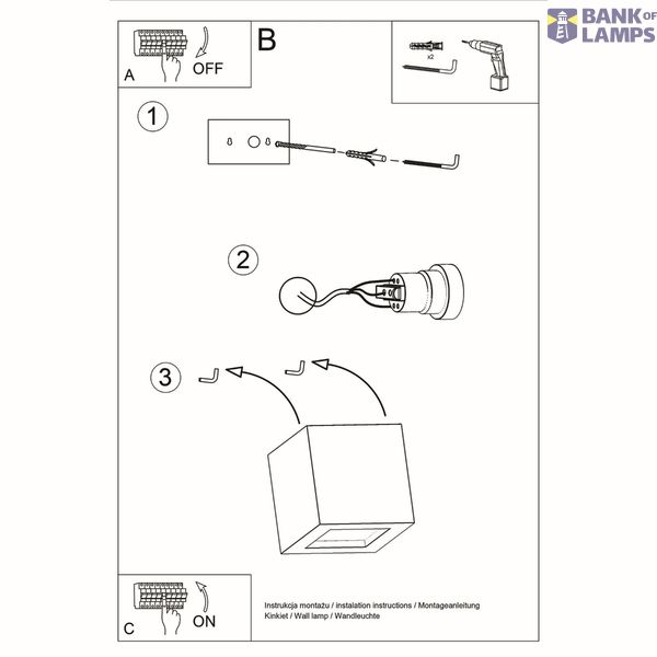 CERAMIC WALL LAMP LEO E27 1X60W IP20 image 8