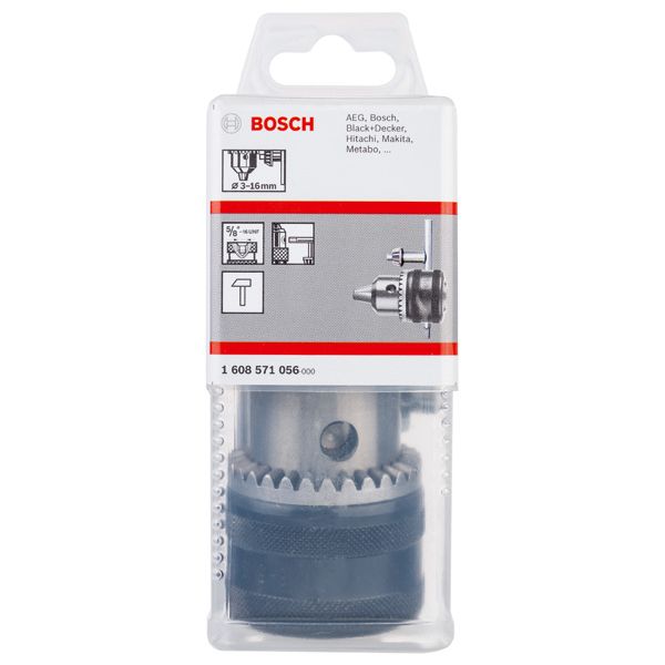 Keyed chucks up to 16 mm 3 – 16 mm, 5/8" - 16 image 1