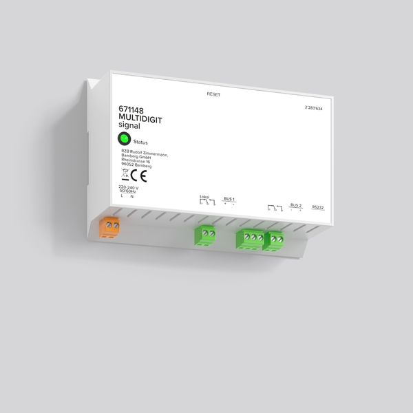 L 155 B 75 H 120, MultiDigit colour: grey 230 V image 2