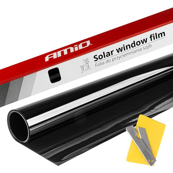Solar Window Film Dark Black 0,5x3m (15%) image 1