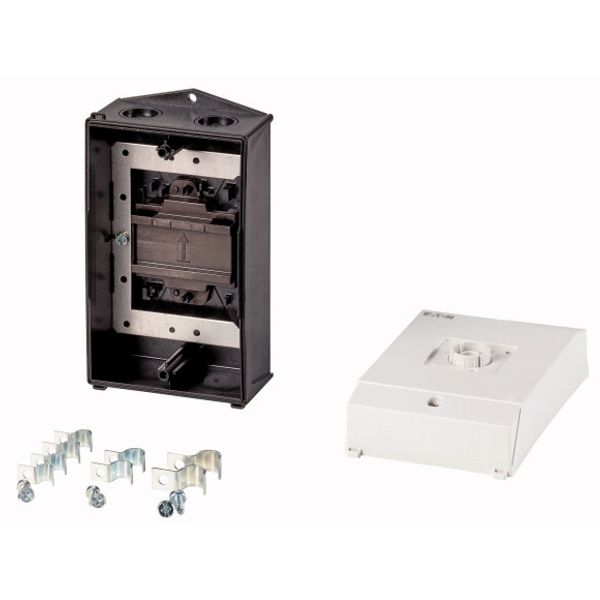 CI-K2H-T0-1-MBS Insulated enclosure CI-K2H, H x W x D = 181 x 100 x 80 mm, for T0-1, hard knockout version, with mounting plate screen image 1
