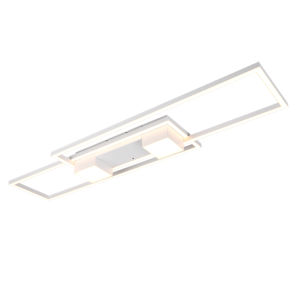 Albany LED ceiling lamp matt white image 1