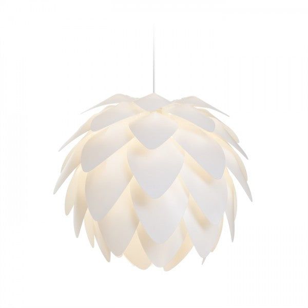 ENCOMBRE pendant white PVC 230V LED E27 15W image 1