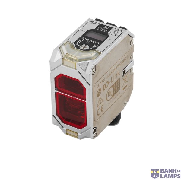 Photoelectric sensor, aluminum die cast (chrome plating) case, red las image 1