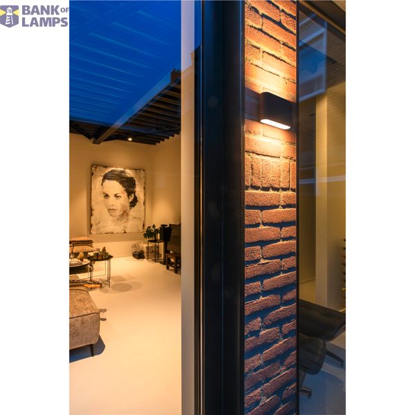 OVAL 14 WL wall-mounted light 2700/3000K, 6W, black image 5