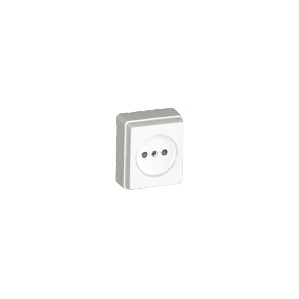 SAFETY SINGLE PHASE SOCKET WHITE image 1