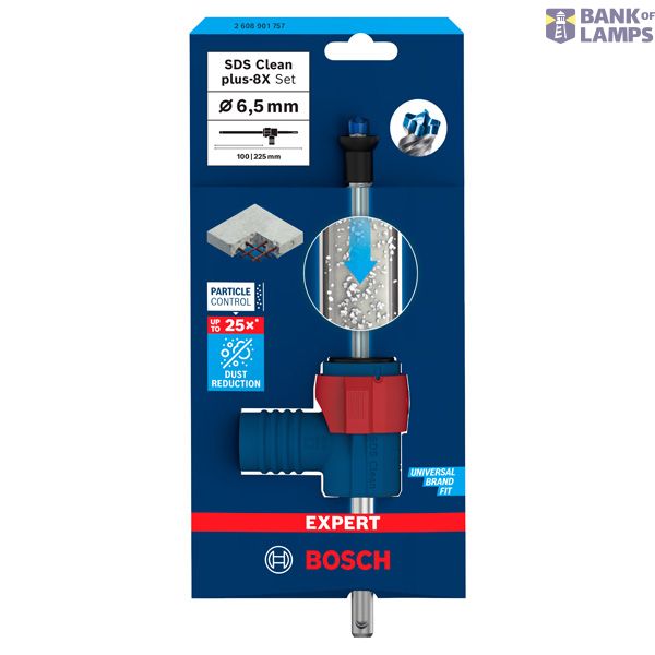 EXPERT SDS Clean plus-8X Hammer Drill Bit Set 6.5 x 100 x 225 image 1