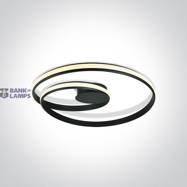 BLACK LED CEILING LAMP 30W WW IP20 230V image 1