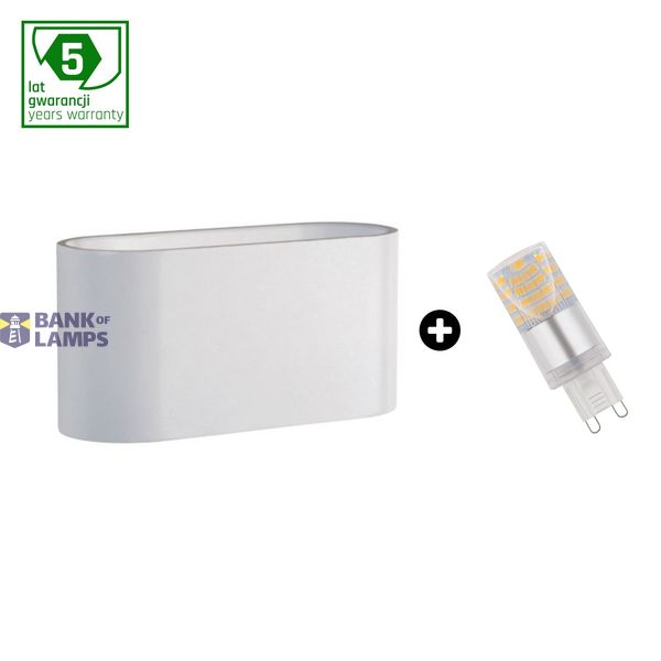 Set 5y warranty - SQUALLA G9 white + LED G9 4W WW image 2