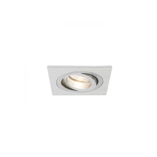 PASADENA GU10 SQ I recessed brushed aluminum 230V LED GU10 7W image 1