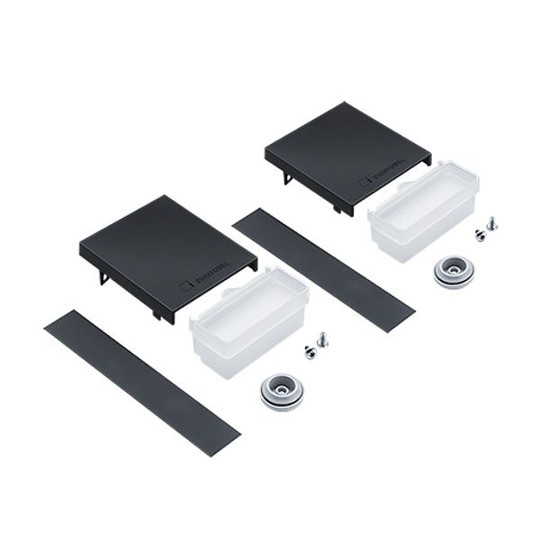 SLN2 MSC/MSP EC SET DD L20 BK - End cap set image 1