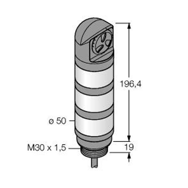 LED Signal Light Tower Light   TL50HGYRALS image 2