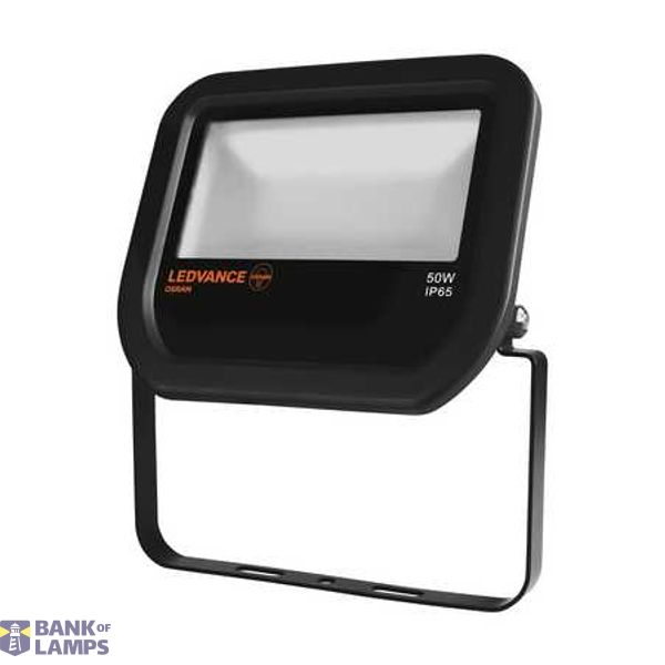 REFL.FLOODLIGHT LED 50W/4000K BLACK IP65 image 1