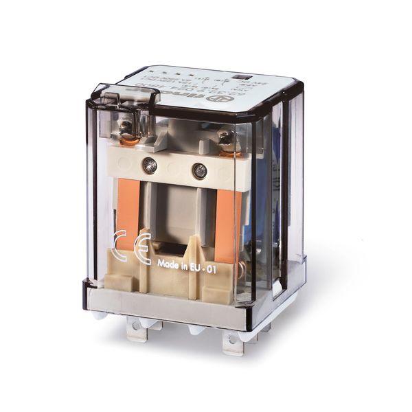 Power relay with Faston 187, 2NO, ≥2.1mm contact gap, 16A / 220VDC / AgSnO₂ (62.32.9.220.4800) image 3