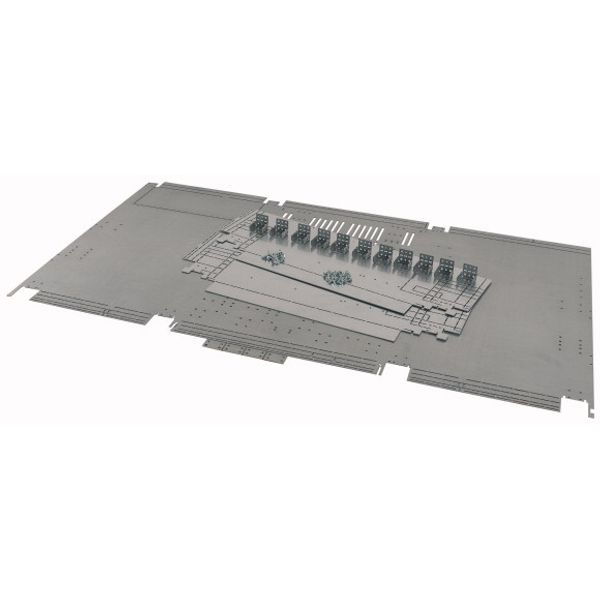 XTPPCCZ2-D800 Universal mounting plate, individual, side-by-side, depth 800 mm image 1