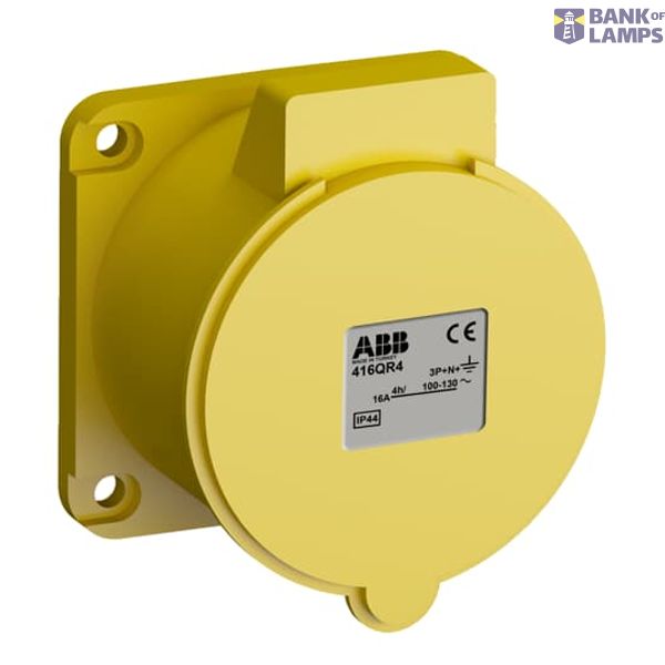 416QR4 Panel mounted socket image 1