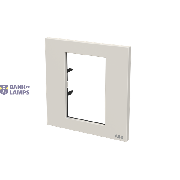 Frame - 1-gang / 3-modules 3"x3" box - ABB logo - Dune image 2