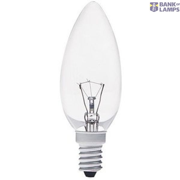 Incandescent Bulb C35 230V 60W E14 clear Bellight image 1