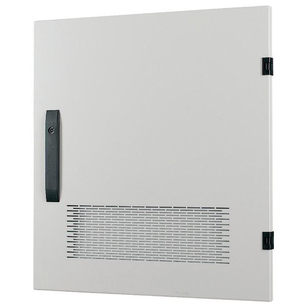 XSDMLV0606 Door to switchgear area, ventilated, IP30, left, HxW=600x600mm, grey image 2