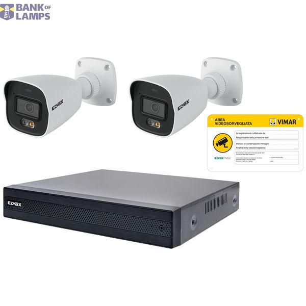 Kit IP 4CH PoE 4 Mpx FF Color image 1