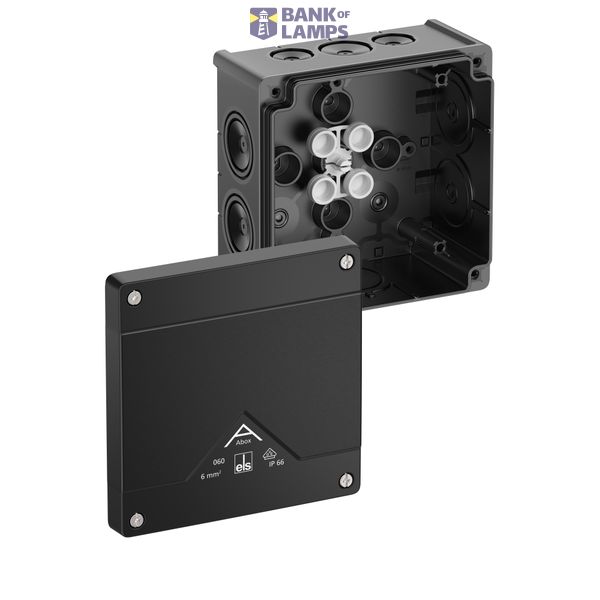 Junction box, Type of protection IP66, max. 6², Impact strength IK07, Protection class II, Ui 1000V AC, Ui 1000V DC, DLG, VDE, Halogen free image 1