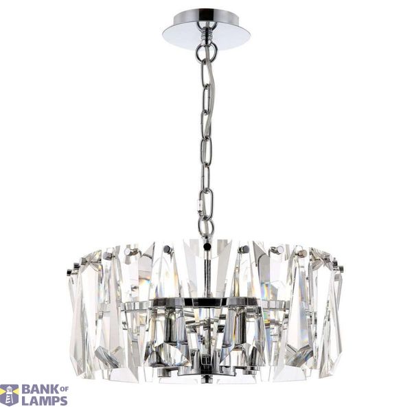 Modern Puntes Pendant Lamp Chrome image 2