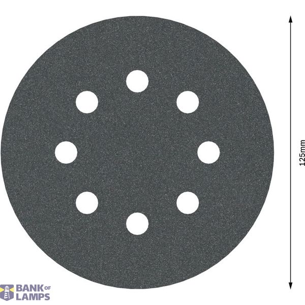 F355 sanding sheet, pack of 5 125 mm, 180 image 2