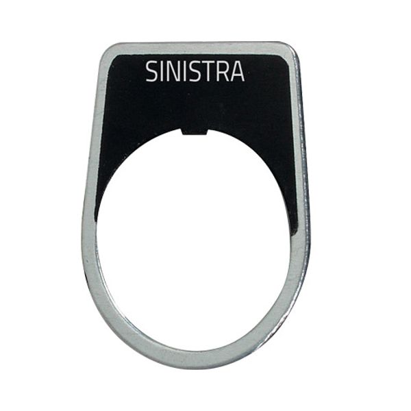 Legend plate "SINISTRA" image 1