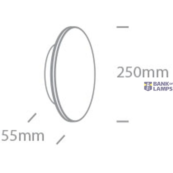BLACK 15W WW IP65 230V DIMMABLE DARK LIGHT image 2