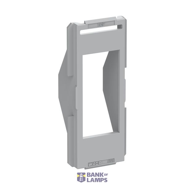Adapter frame, traffic grey, Halogen free image 1