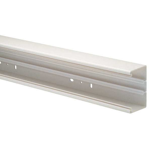 PLASTIC WALL DUTCH H130xD70 LENGTH=2M WHITE RAL9010 (WITHOUT COVER) image 1