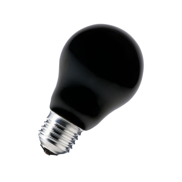 GLS E27 A60 240V 75W Imitation Blacklight Blue image 1