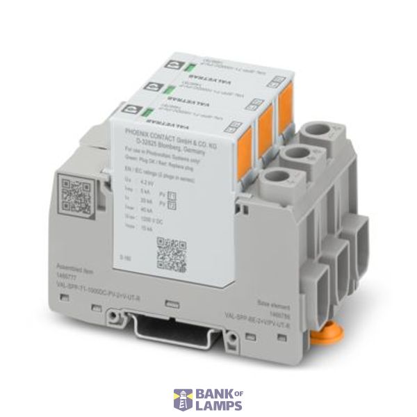 VAL-SPP-T1-1000DC-PV-2+V-UT-R - Lightning/surge arrester type 1/2 image 1