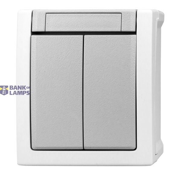 Two-way two-position switch, spring clamps, VISIO IP54 image 1