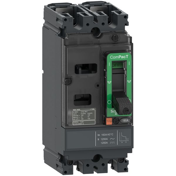 NSX160F 18kA AC-DC 2P 125A TMD image 2
