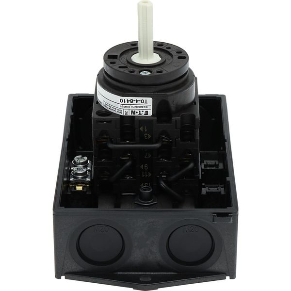 T0-4-8410/I1 Star-delta switches, T0, 20 A, surface mounting, 4 contact unit(s), Contacts: 8, 60 °, maintained, With 0 (Off) position, 0-Y-D, Design number 8410 image 30