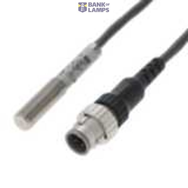 Proximity sensor, inductive, stainless steel face & body, long body, M8, shielded, 1.5 mm, DC, 2-wire, NO, M12 with 0.3 m pigtail E2FM0069M image 1