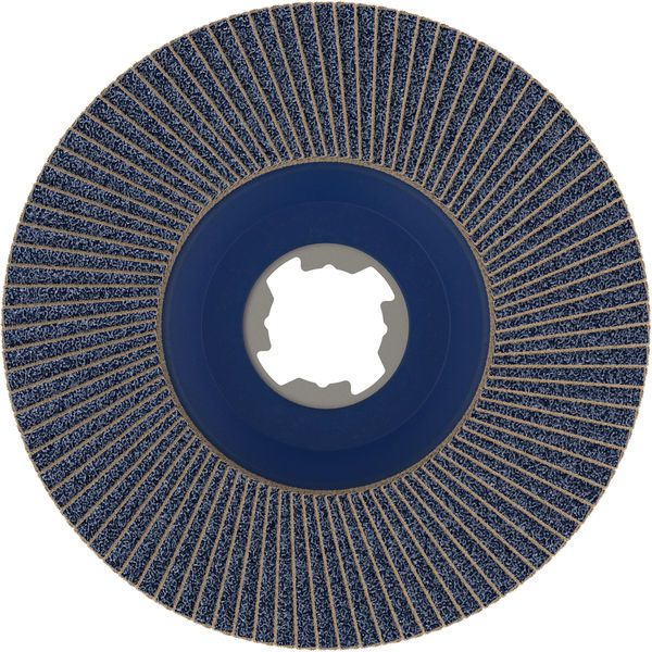 X-LOCK Flap discs, straight version, plastic plate, Ø125mm, G 80, X571, Best for Metal, 1pcs image 2