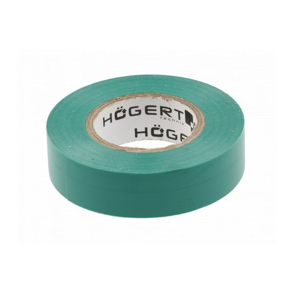 HOEGERT Insulation tape 0.13 mm x 19 mm x 20 m, green image 1