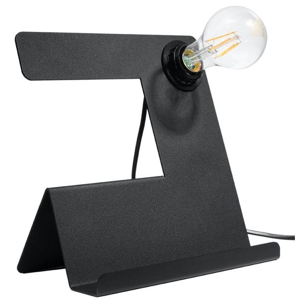 INCLINE DESK LAMP BLACK E27 1X60W IP20 image 1