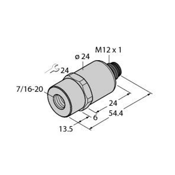 Pressure Transmitter Ratiometric Output (3-Wire)   PT130PSIV-1018-U6-H1143 image 1