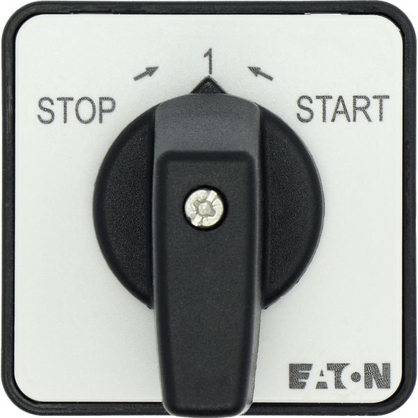 T0-1-15362/EZ ON-OFF button, T0, 20 A, center mounting, 1 contact unit(s), Contacts: 2, 45 °, momentary, With 0 (Off) position, with spring-return, STOP>I image 15
