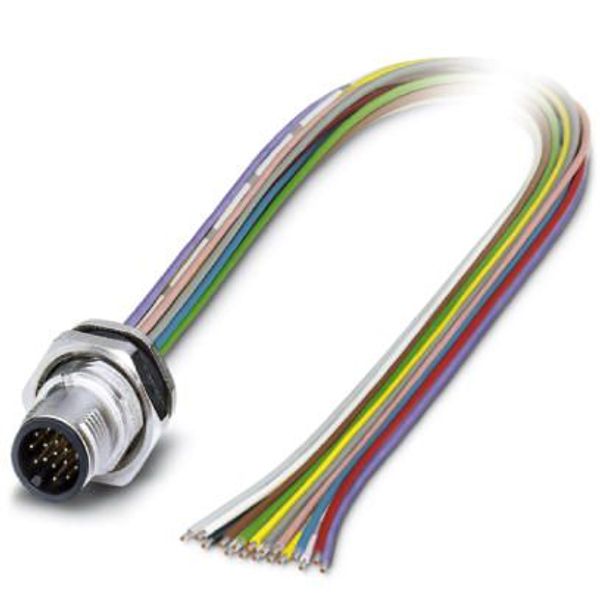 SACC-DSI-M12MS-17CON-M16/1,2 - Device connector, rear mounting image 1