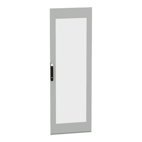 Glazed door  PrismaSeT RAL7035 2000x700 image 1