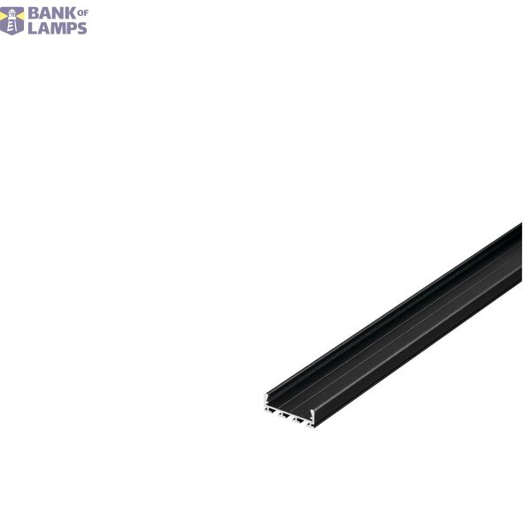 GLENOS professional profile 2609-100, 1 m, matt black image 1