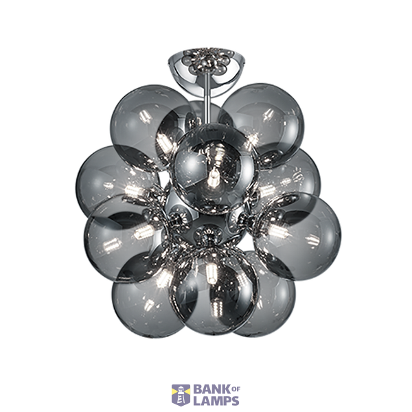 Alicia ceiling lamp 12xG9 smoke image 1