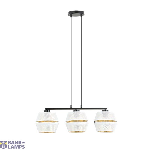 MALIA 3 WHITE/GOLD image 1