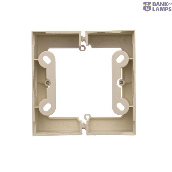 IP44 socket outlet with seal, with Schuko earthing - same color flap & cover, 16A, cream white/electro white image 1